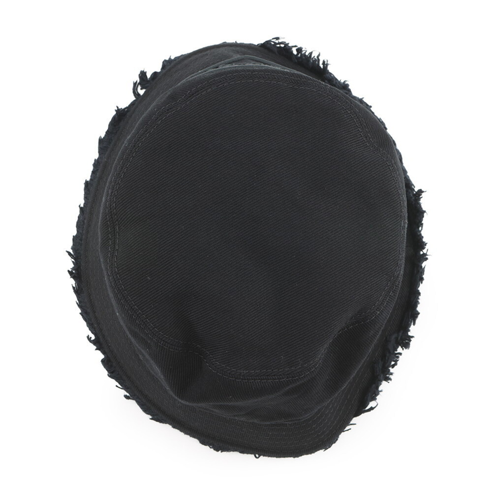 Prada Triangle Cotton Bucket Hat, Size M, Black, 1HC137, Women's, PRADA - Picture 4 of 12